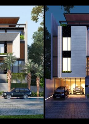 Vray walkthrough Villa