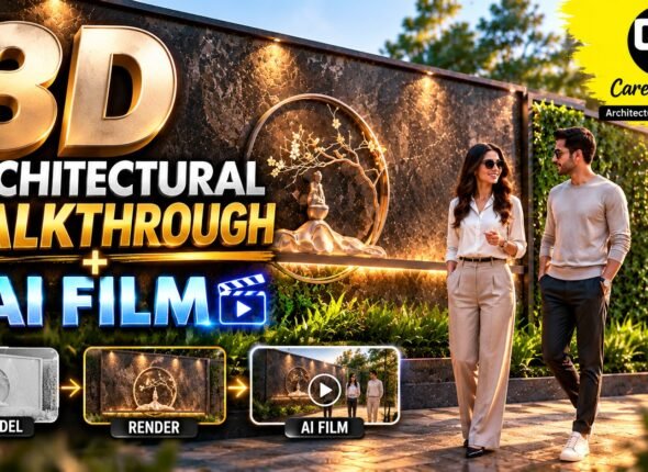 3D Architectural Walkthrough + AI Film